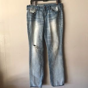 Madewell Y2K Low Rise Distressed Jeans